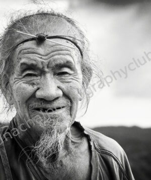 Apatani tribe oldman